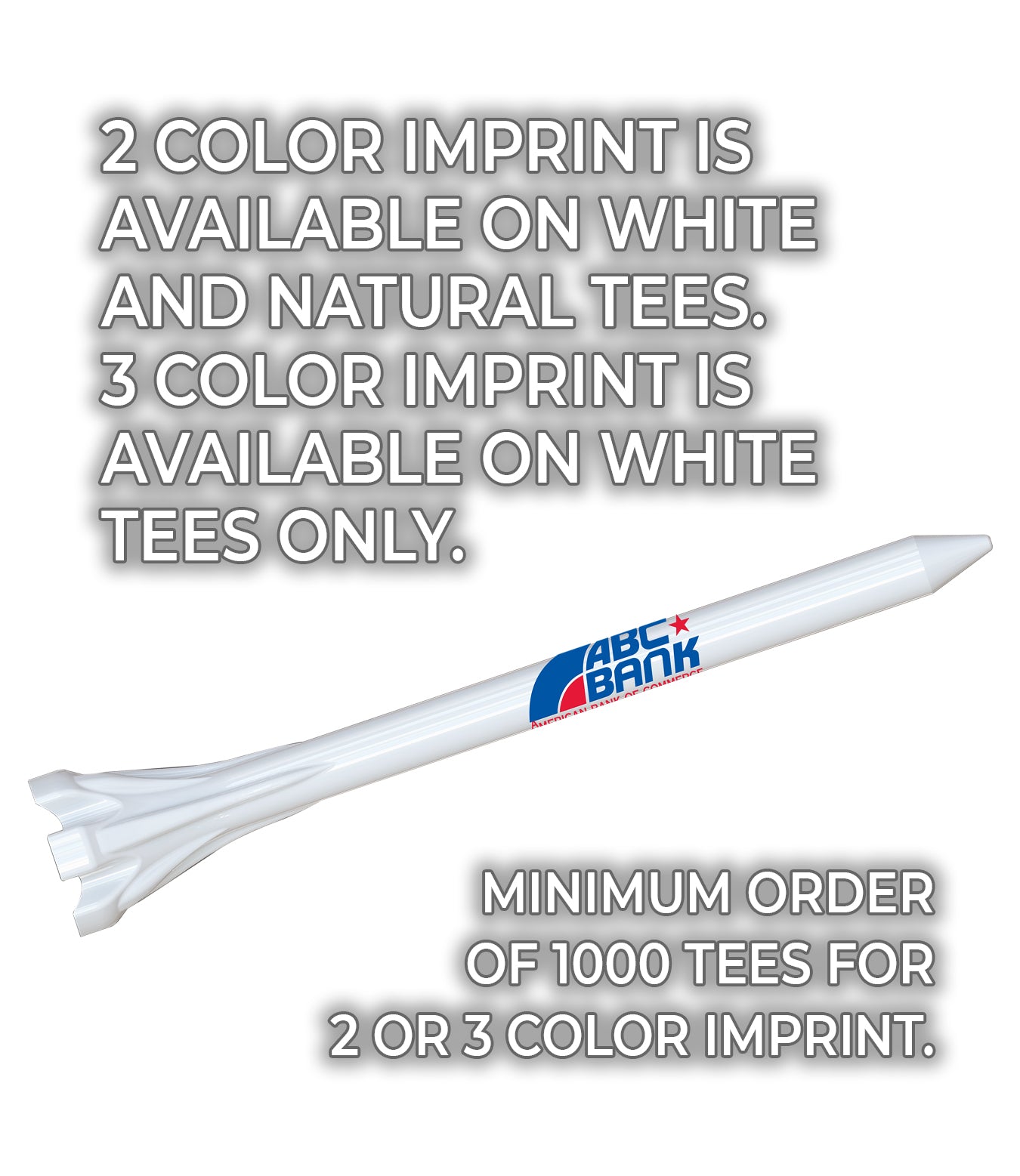 3 1/4" Zarma FLYtee™ Personalized Golf Tees
