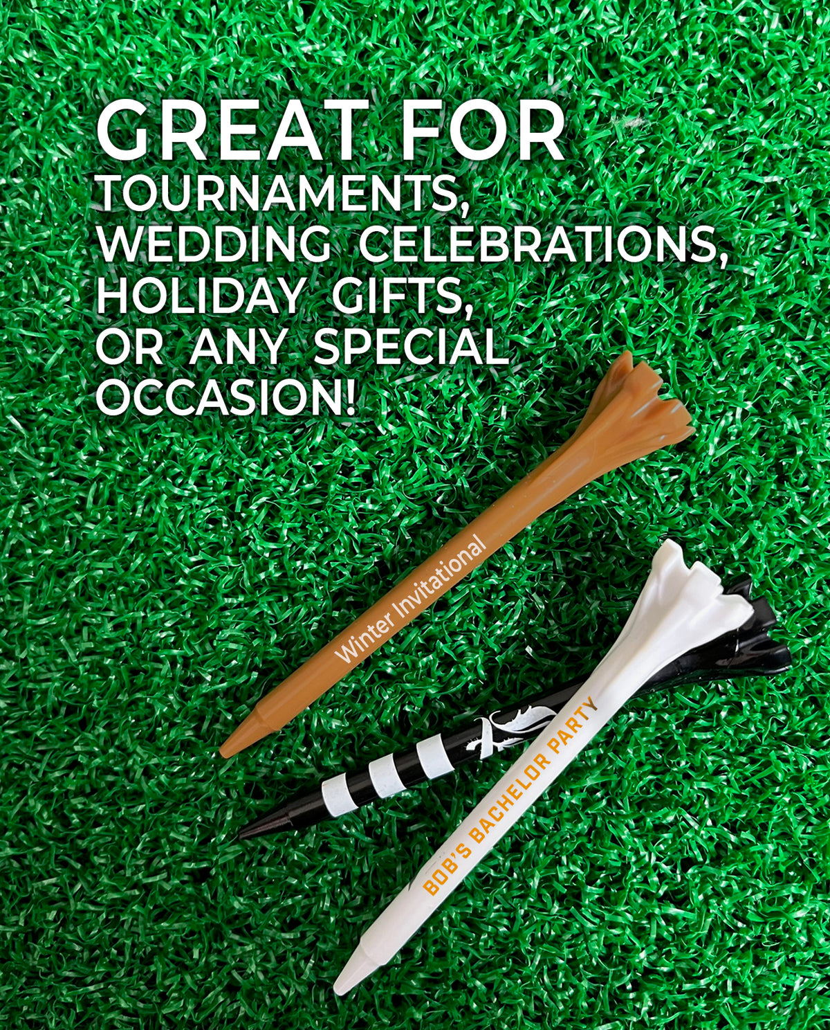 2 3/4" Zarma® FLYtee® Personalized / Custom Golf Tees