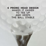 Zarma® FLYTee® Plastic Tees - Misprints/Overruns (Packs of 250 Tees)