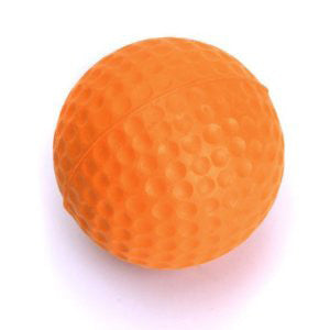 Orange Solid Practice Balls