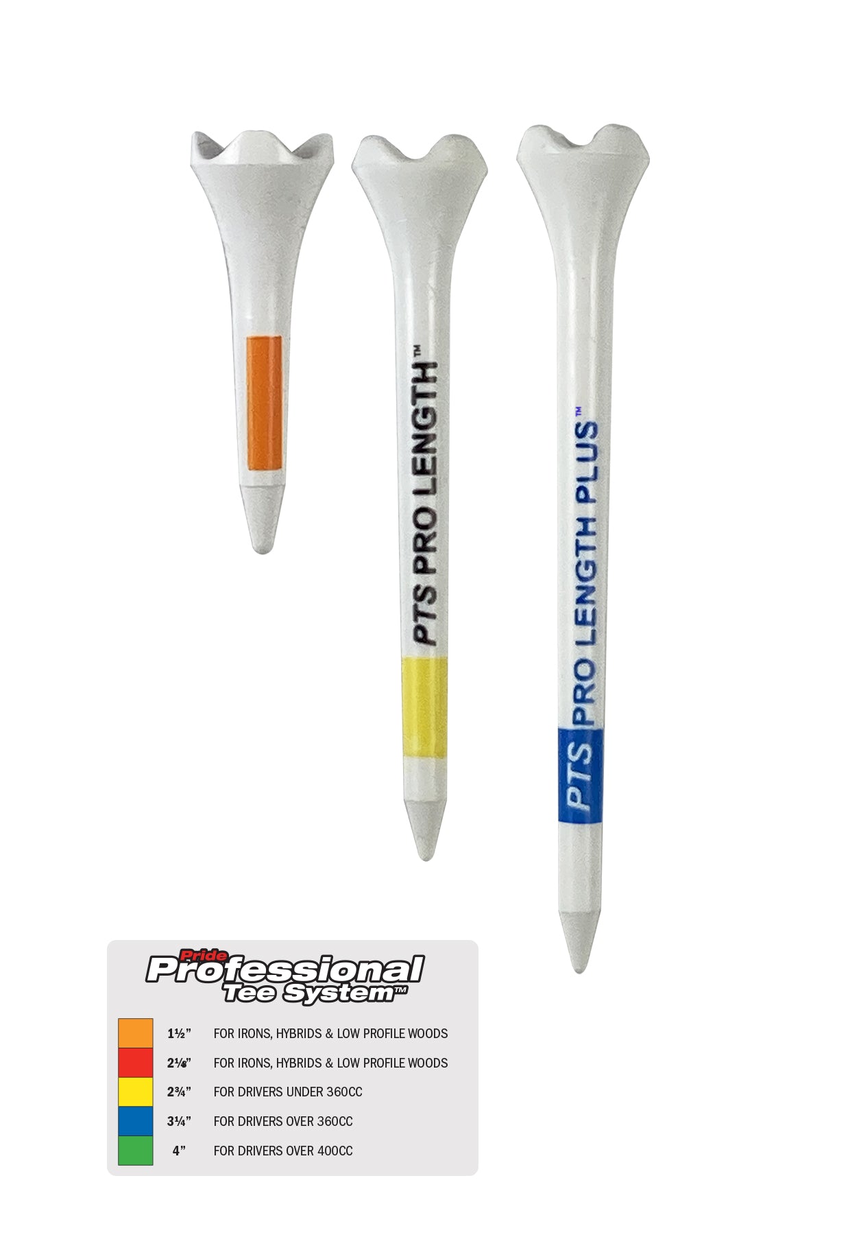 Professional Tee System® (PTS) Pride Performance® Combo Pack