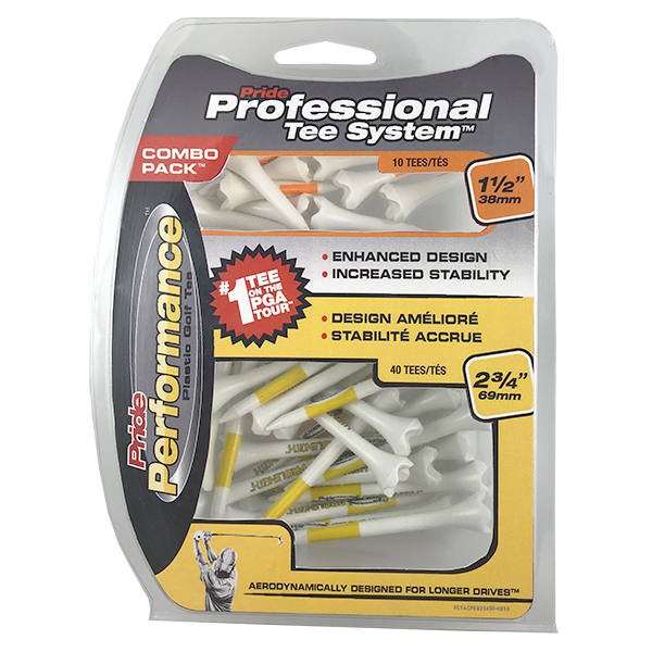 Professional Tee System™ (PTS) Pride Performance™ Combo Packs - Includes 2 3/4" & 1 1/2" Tees!