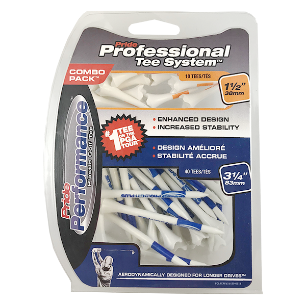 Professional Tee System® (PTS) Pride Performance® Combo Packs - Includes 3 1/4" & 1 1/2" Tees!