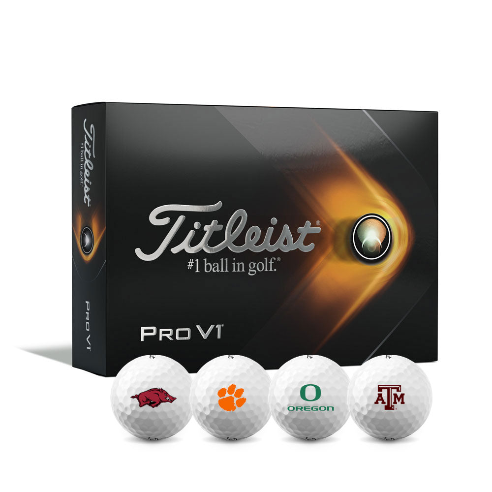 Titleist® PROV1 College Team Logo Golf Balls