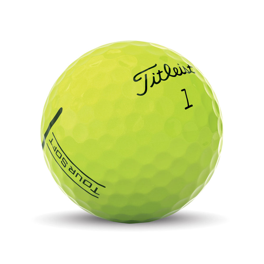 Titleist Tour Soft Yellow - Custom Logo Imprint