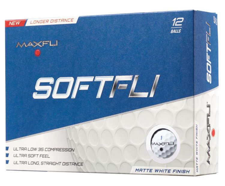 Maxfli Softfli Matte Golf Balls - Plain